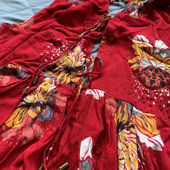 Free People Red tunic - Picture 4 of 4